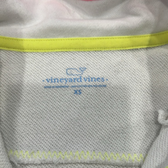 Vineyard Vines 1/4 Zip White size XS - Picture 4 of 6